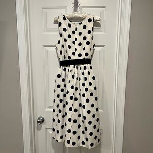 J. Crew White Cream Sleeveless A-Line Dress